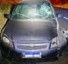 Um jovem de 19 anos morreu ap&oacute;s uma colis&atilde;o frontal entre uma motocicleta e um carro.
