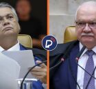 Fl&aacute;vio Dino e Edson Fachin. 