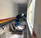 Obras em creches de Paulista