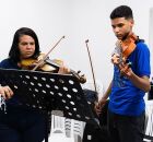 Novo n&uacute;cleo da Orquestra Crian&ccedil;a Cidad&atilde;.