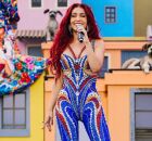 Priscila Senna no Palco Favela do Rock in Rio.