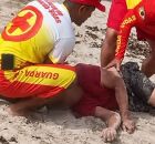 O homem foi encaminhado para atendimento m&eacute;dico em estado considerado grave.
