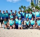 Equipe Novotel Recife Marina durante a a&ccedil;&atilde;o.