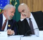 O presidente da Rep&uacute;blica e candidato &agrave; reelei&ccedil;&atilde;o, Luiz In&aacute;cio Lula da Silva (PT) e o Ministro do STF, Alexandre de Moraes.