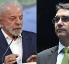 Lula (PT) e Fl&aacute;vio Bolsonaro (PL)