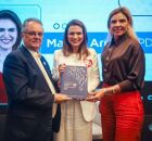 Mar&iacute;lia Arraes em sabatina.