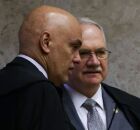Ministros do STF Alexandre de Moraes e Edson Fachin.