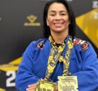 Atleta Maria Gorete Pereira da Silva, campe&atilde; mundial de Jiu-Jitsu