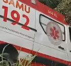 Ambul&acirc;ncia do Servi&ccedil;o de Atendimento M&oacute;vel de Urg&ecirc;ncia (Samu).
