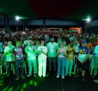 Candidato a deputado estadual pelo PSD, C&eacute;sar Ramos se re&uacute;ne com a vereadora Erika Uch&ocirc;a, moradores e apoiadores durante agenda pol&iacute;tica no munic&iacute;pio