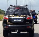 Viaturas da Pol&iacute;cia Federal.