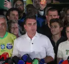 Discurso de Fl&aacute;vio Bolsonaro que n&atilde;o reconhece vit&oacute;ria democr&aacute;tica de Lula nas elei&ccedil;&otilde;es 2026.