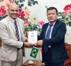 Secret&aacute;rio de Habita&ccedil;&atilde;o de Paulista, Vin&iacute;cius Campos e o c&ocirc;nsul-geral chin&ecirc;s, Shi Qi.