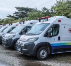 Ambul&acirc;ncias do Programa Colo de M&atilde;e.