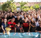Biel, meio-campista do Sport, esteve em Igarassu para o projeto Torcedor Nota 10.