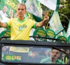 Coronel Feitosa, em ato de campanha.