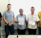Prefeito Gilvandro Estrela autoriza constru&ccedil;&atilde;o de quadras poliesportivas em duas escolas de Belo Jardim.