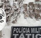 Pol&iacute;cia Militar apreende maconha e materiais ligados ao tr&aacute;fico em Paulista.