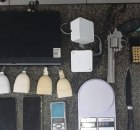 Material apreendido pela pol&iacute;cia durante a a&ccedil;&atilde;o