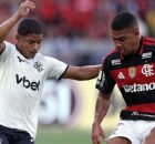 Jogadores do Botafogo e Flamengo.