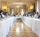 Primeira reuni&atilde;o da governadora ap&oacute;s reelei&ccedil;&atilde;o confirmada.