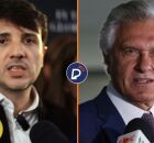 Renan Santos e Ronaldo Caiado.