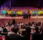 Orquestra Sinf&ocirc;nica Infantil Crian&ccedil;a Cidad&atilde; no Teatro Luiz Mendon&ccedil;a