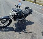 Motociclista morre ap&oacute;s perder controle da moto e ser atropelado por caminh&atilde;o na BR-101, em Igarassu.