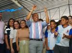 Prefeito professor Lupércio em inauguração de laboratório de informática em escola de Rio Doce