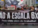 Protesto pedindo o fim da escala 6x1