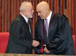 Presidente Lula e o ministro do STF, Alexandre de Moraes.