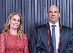 O ministro Alexandre de Moraes e Viviane Barci de Moraes 