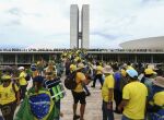 Atos do 8 de Janeiro de 2023, na Pra&ccedil;a dos Tr&ecirc;s Poderes, em Bras&iacute;lia.