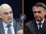 Ministro Alexandre de Moraes, do STF e ex-presidente Jair Bolsonaro.