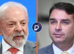 Presidente Luiz In&aacute;cio Lula da Silva (PT) e o senador Fl&aacute;vio Bolsonaro (PL-RJ). 