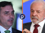 Fl&aacute;vio Bolsonaro e Lula 