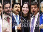 Andr&eacute; Ferreira, T&uacute;lio Gad&ecirc;lha, Eduardo da Fonte, Maria Arraes, Mendon&ccedil;a Filho e Luciano Bivar.