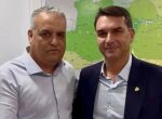 Alfredo Gaspar e Fl&aacute;vio Bolsonaro.