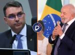 Fl&aacute;vio Bolsonaro e Lula 