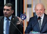 Fl&aacute;vio Bolsonaro (PL) e Lula (PT)