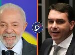 Lula e Fl&aacute;vio Bolsonaro.