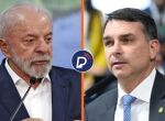 Lula (PT) e Fl&aacute;vio Bolsonaro (PL)