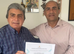 Gilvandro Estrela e Alcides Jorge Andrade Campos, novo secret&aacute;rio do munic&iacute;pio
