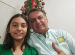 Bolsonaro e filha, Laura Bolsonaro