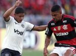 Jogadores do Botafogo e Flamengo.