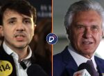 Renan Santos e Ronaldo Caiado.