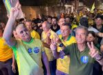 Coronel Alberto Feitosa participa de carreata em apoio a Fl&aacute;vio Bolsonaro em Carpina.