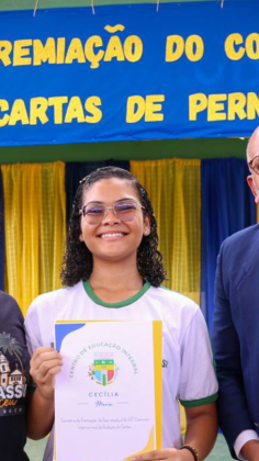 Premia&ccedil;&atilde;o da fase estadual do 55&deg; Concurso Internacional de Reda&ccedil;&atilde;o de Cartas..