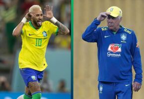 Ancelotti fala sobre Sele&ccedil;&atilde;o Brasileira e Neymar.