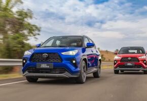 Toyota Yaris Cross h&iacute;brido fabricado em Sorocaba (SP).